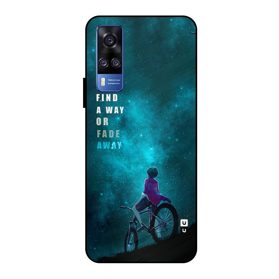 Find Your Way Metal Back Case for Vivo Y51