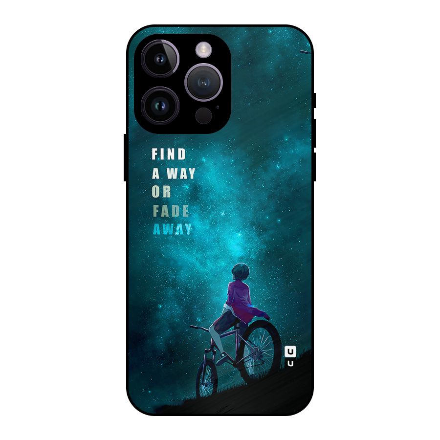 Find Your Way Metal Back Case for iPhone 14 Pro Max