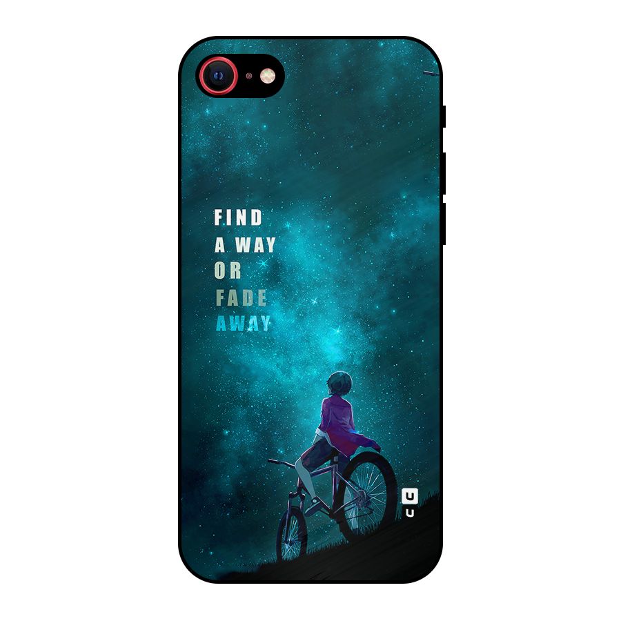 Find Your Way Metal Back Case for iPhone SE 2020