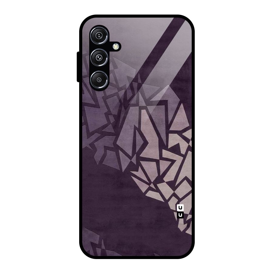 Fine Abstract Glass Back Case for Galaxy M34 5G