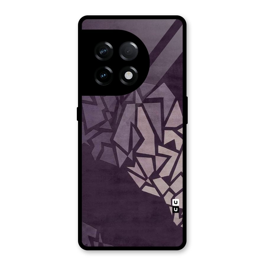 Fine Abstract Glass Back Case for OnePlus 11R