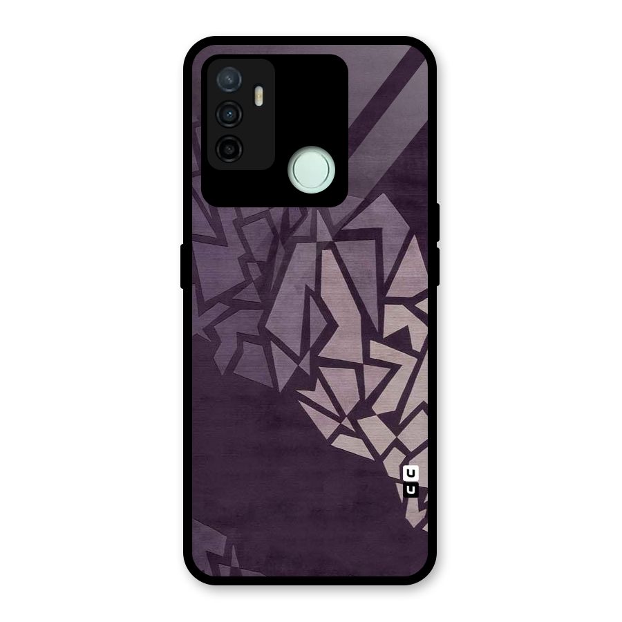 Fine Abstract Glass Back Case for Oppo A53