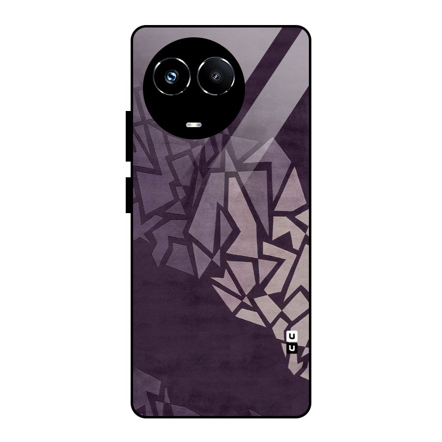 Fine Abstract Glass Back Case for Realme Narzo 60X
