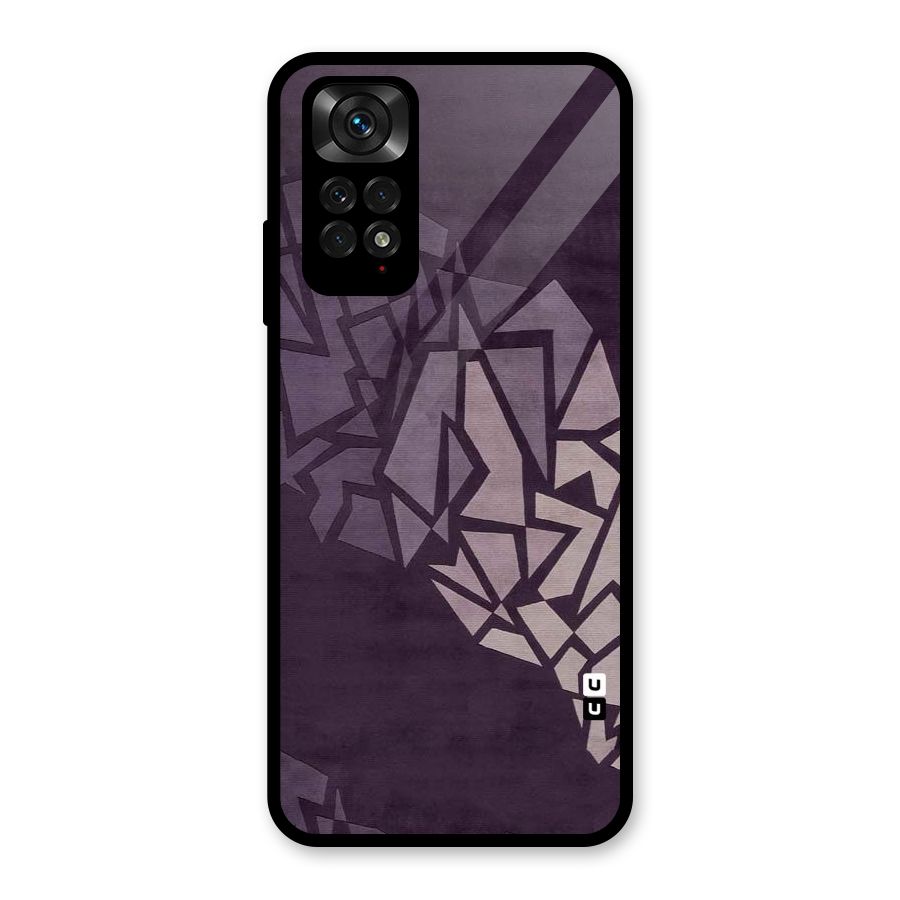 Fine Abstract Glass Back Case for Redmi Note 11S