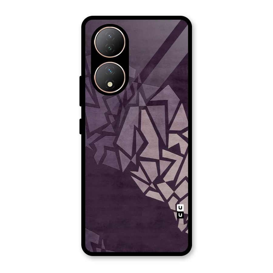 Fine Abstract Glass Back Case for Vivo Y100A