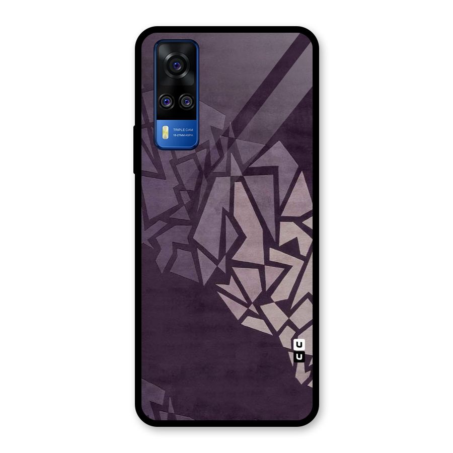 Fine Abstract Glass Back Case for Vivo Y31