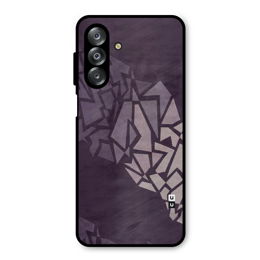 Fine Abstract Metal Back Case for Galaxy A26