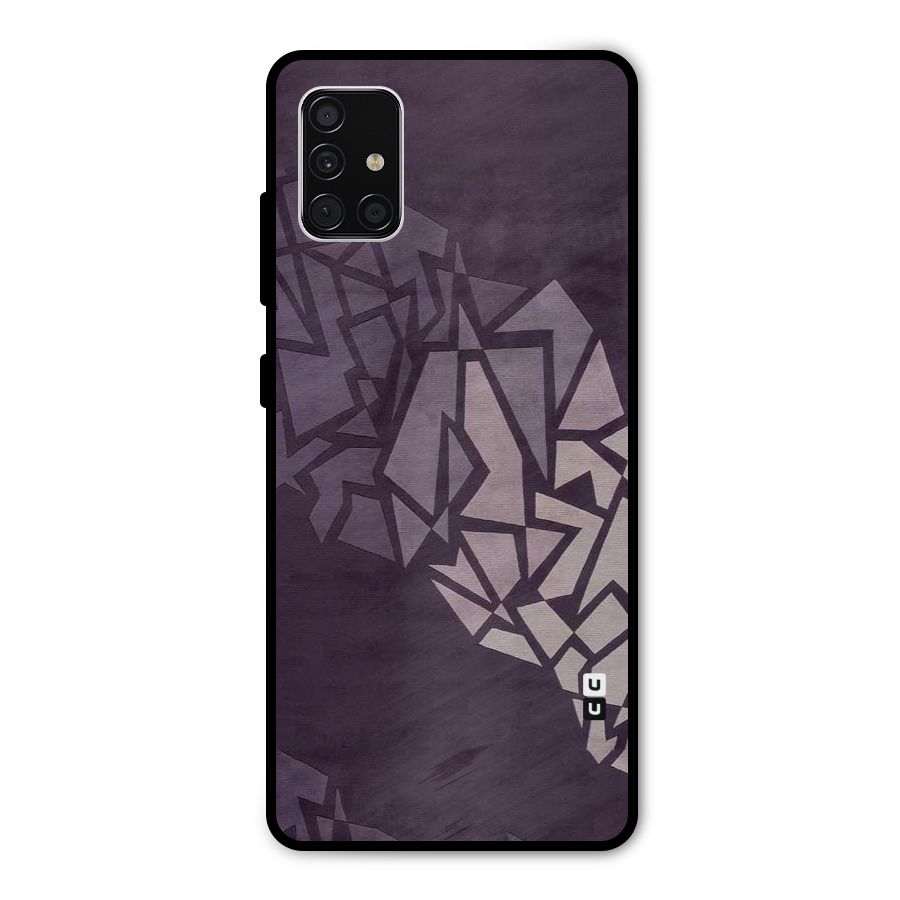 Fine Abstract Metal Back Case for Galaxy A51