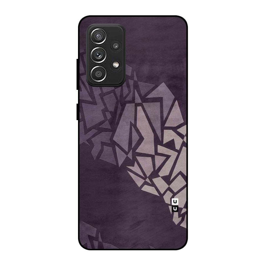 Fine Abstract Metal Back Case for Galaxy A52s 5G