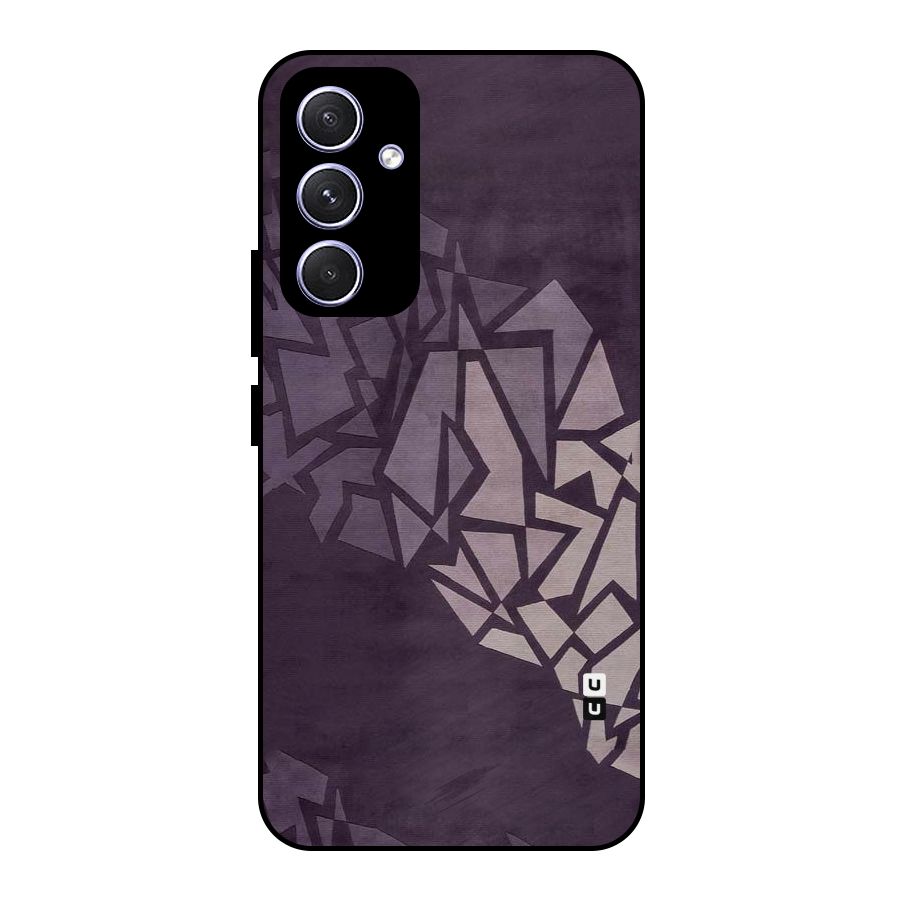 Fine Abstract Metal Back Case for Galaxy A54