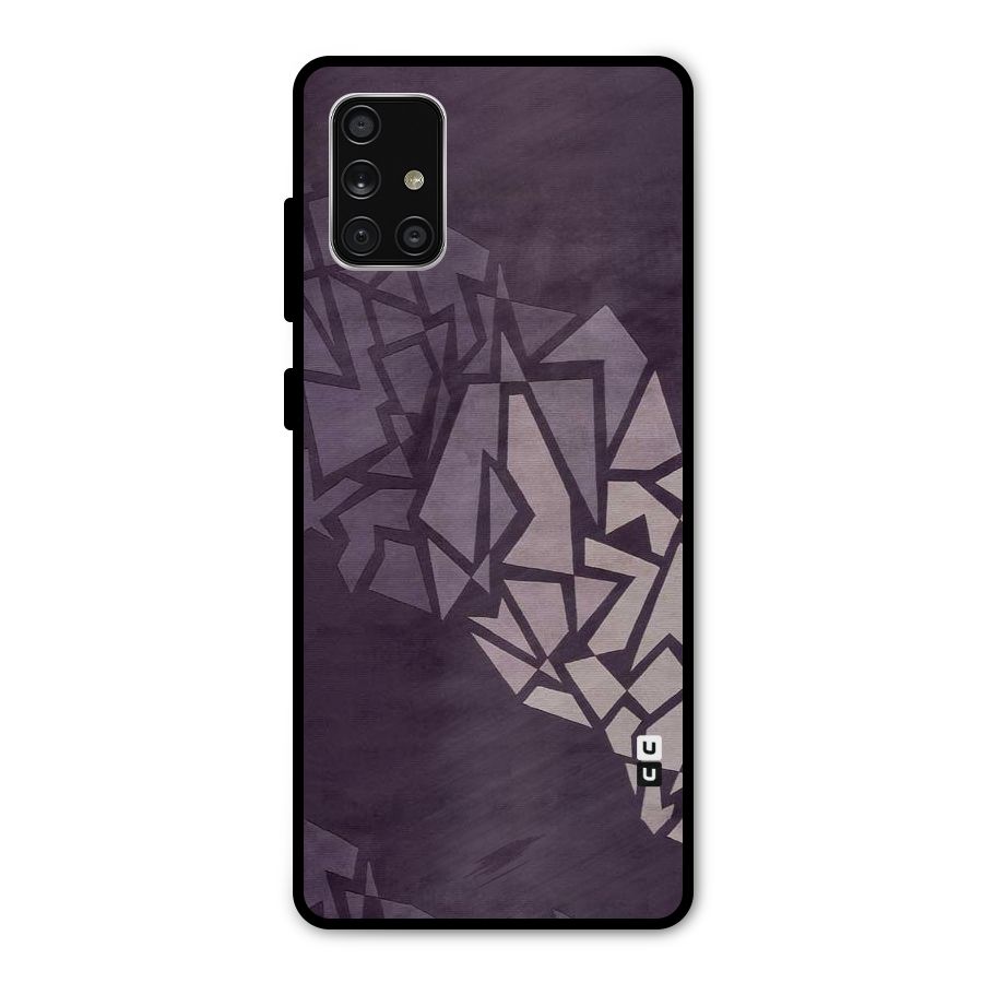 Fine Abstract Metal Back Case for Galaxy A71