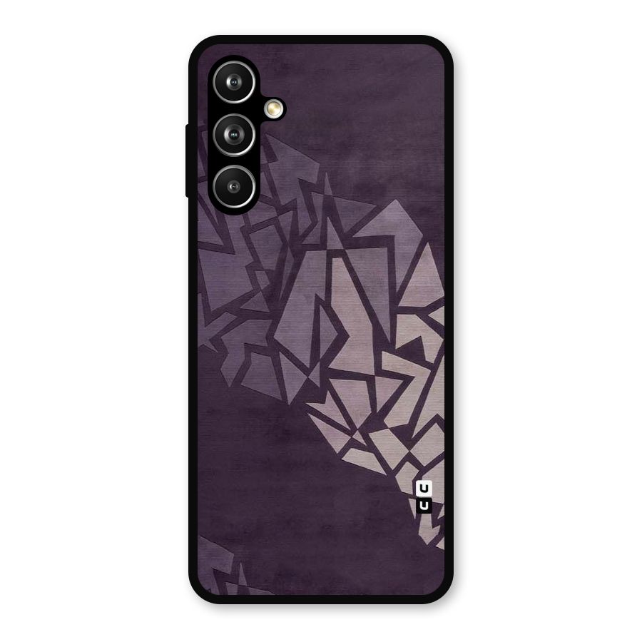 Fine Abstract Metal Back Case for Galaxy F54