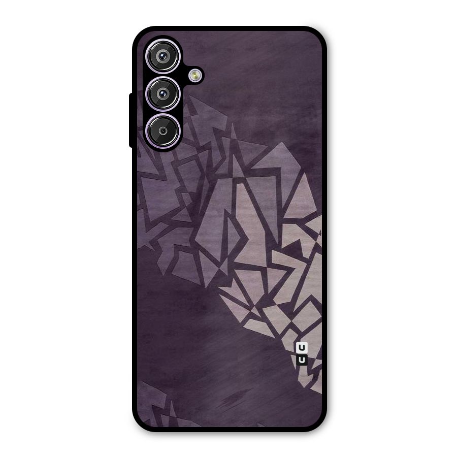 Fine Abstract Metal Back Case for Galaxy M15