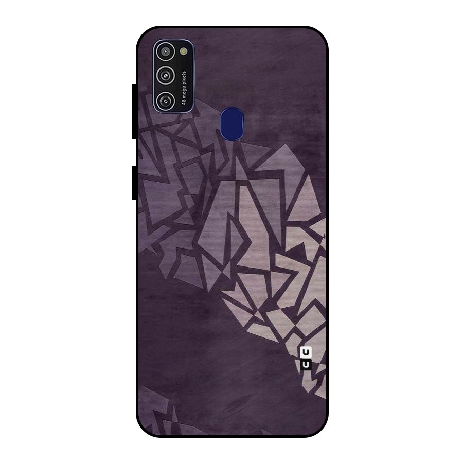 Fine Abstract Metal Back Case for Galaxy M30s