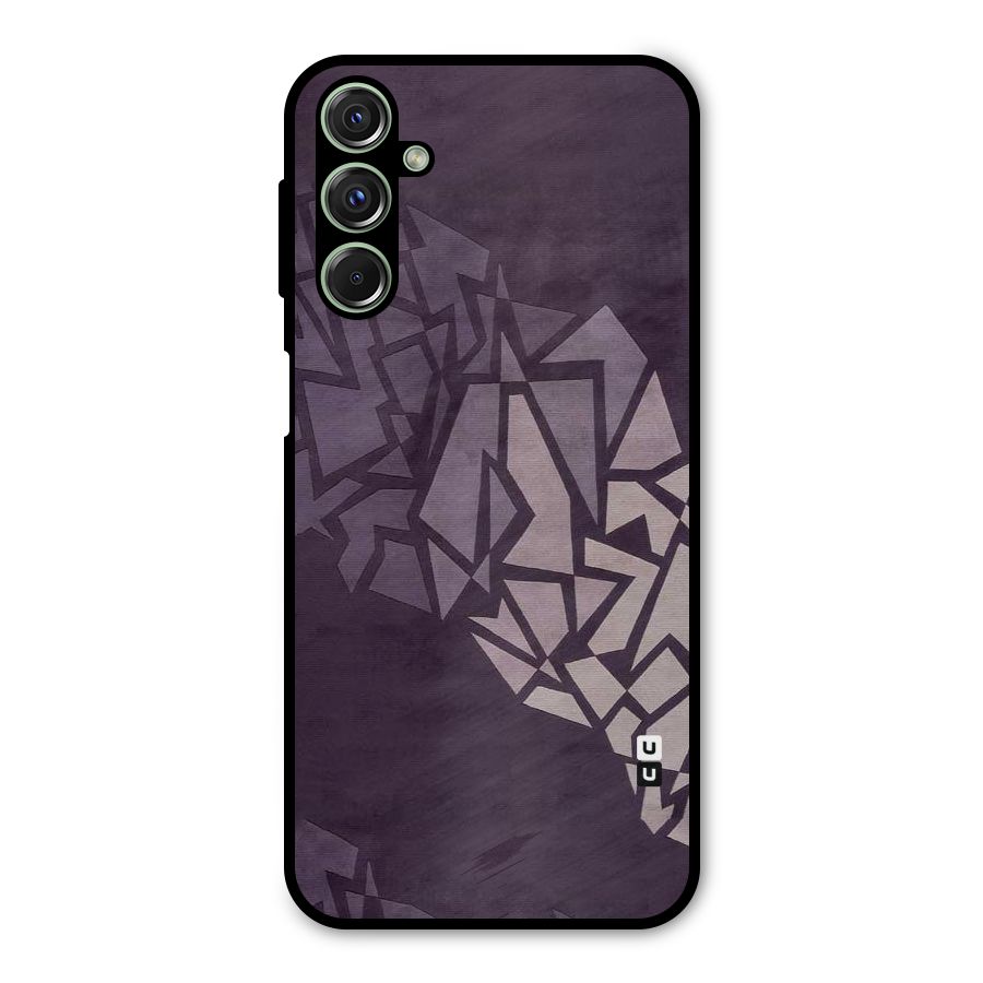 Fine Abstract Metal Back Case for Galaxy M34