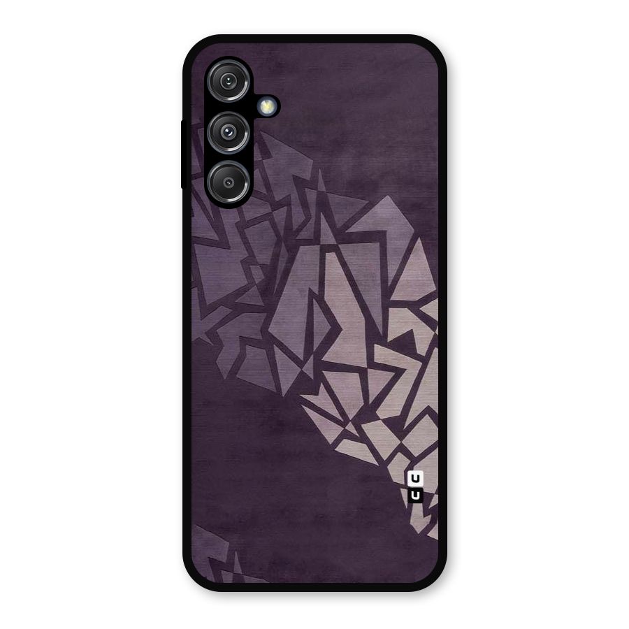 Fine Abstract Metal Back Case for Galaxy M34 5G