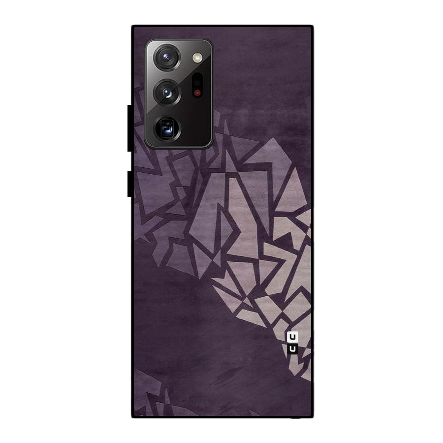 Fine Abstract Metal Back Case for Galaxy Note 20 Ultra