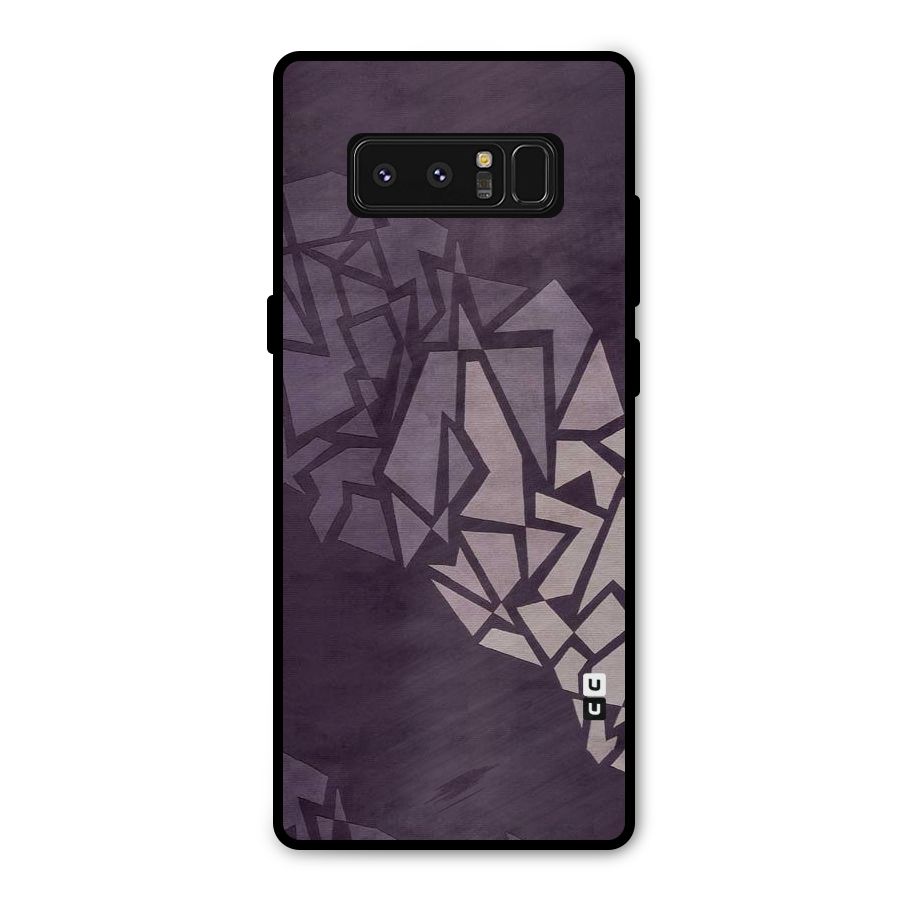 Fine Abstract Metal Back Case for Galaxy Note 8