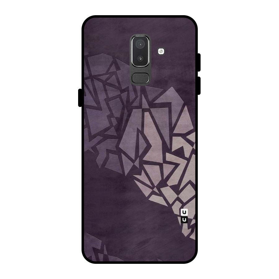 Fine Abstract Metal Back Case for Galaxy On8 (2018)