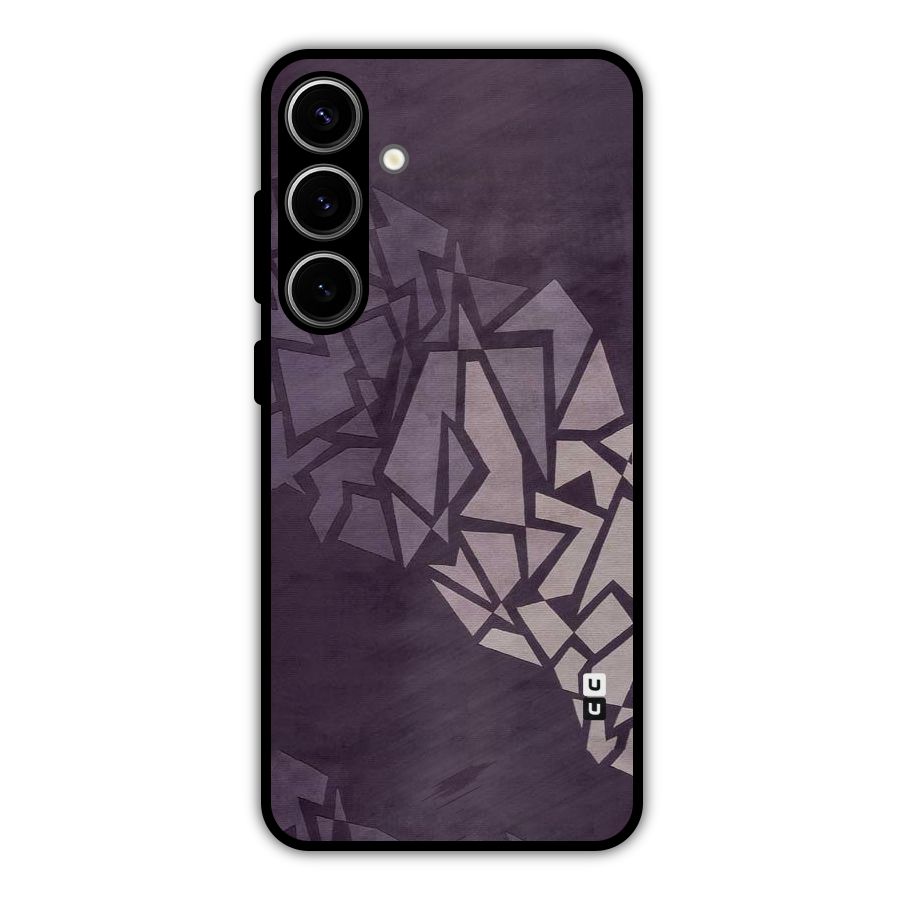 Fine Abstract Metal Back Case for Galaxy S24 Plus