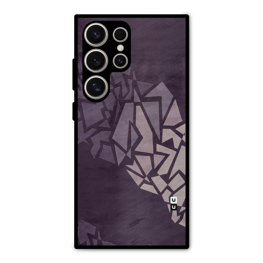 Fine Abstract Metal Back Case for Galaxy S24 Ultra