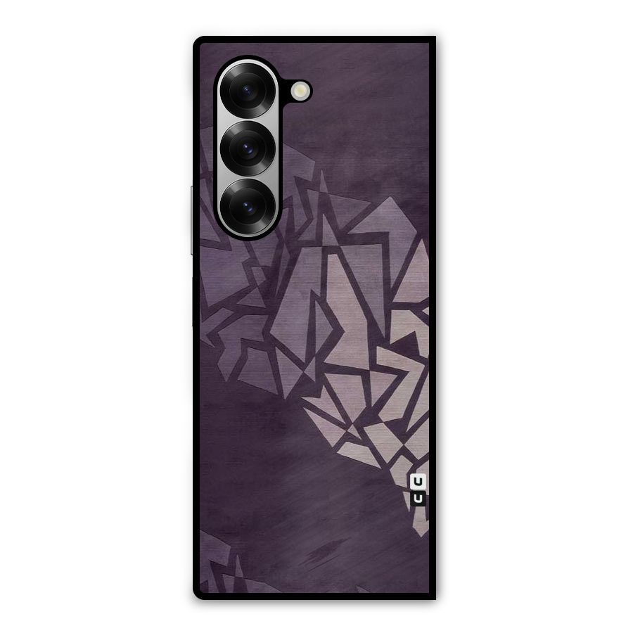 Fine Abstract Metal Back Case for Galaxy Z Fold6