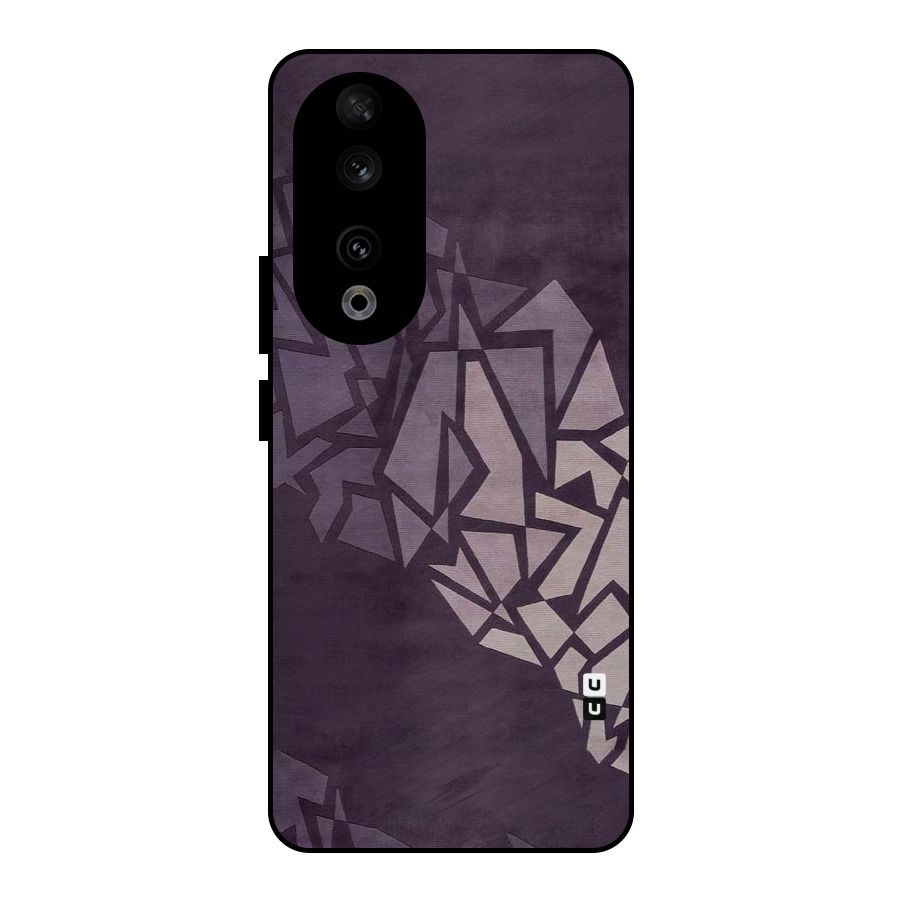 Fine Abstract Metal Back Case for Honor 90