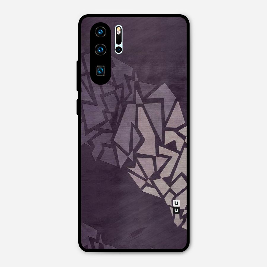 Fine Abstract Metal Back Case for Huawei P30 Pro