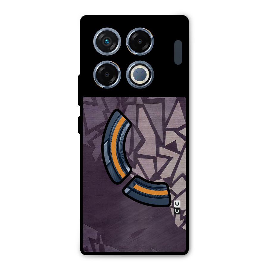 Fine Abstract Metal Back Case for Infinix GT 20 Pro