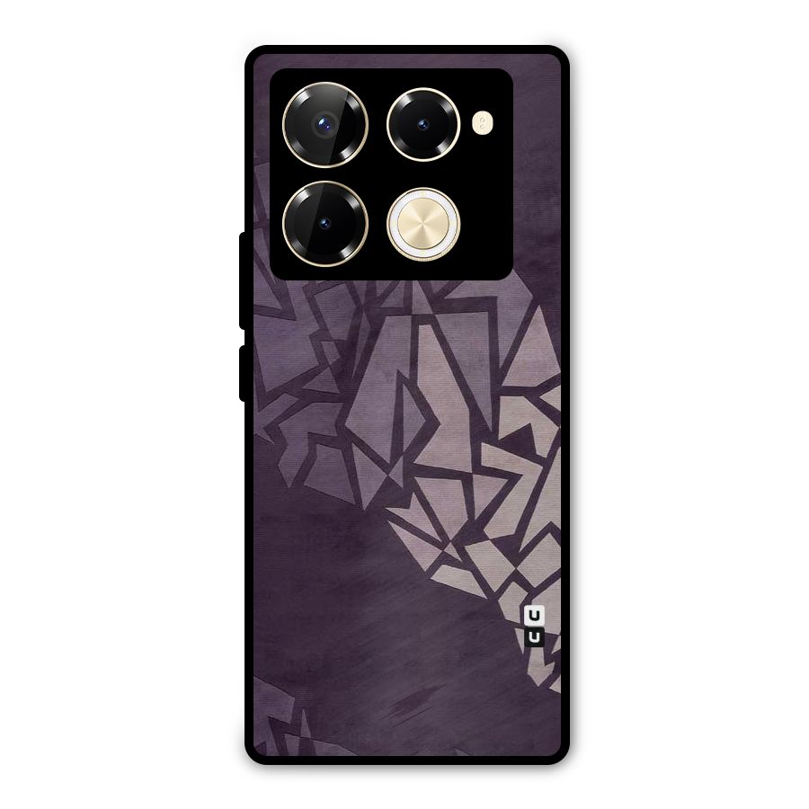 Fine Abstract Metal Back Case for Infinix Note 40 Pro Plus