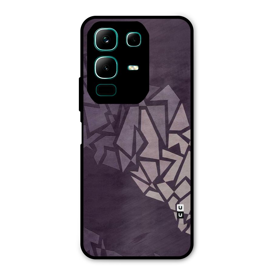 Fine Abstract Metal Back Case for Infinix Note 50x