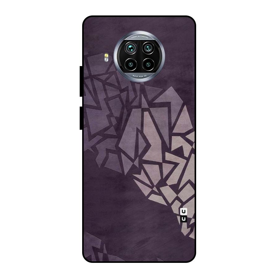 Fine Abstract Metal Back Case for Mi 10i