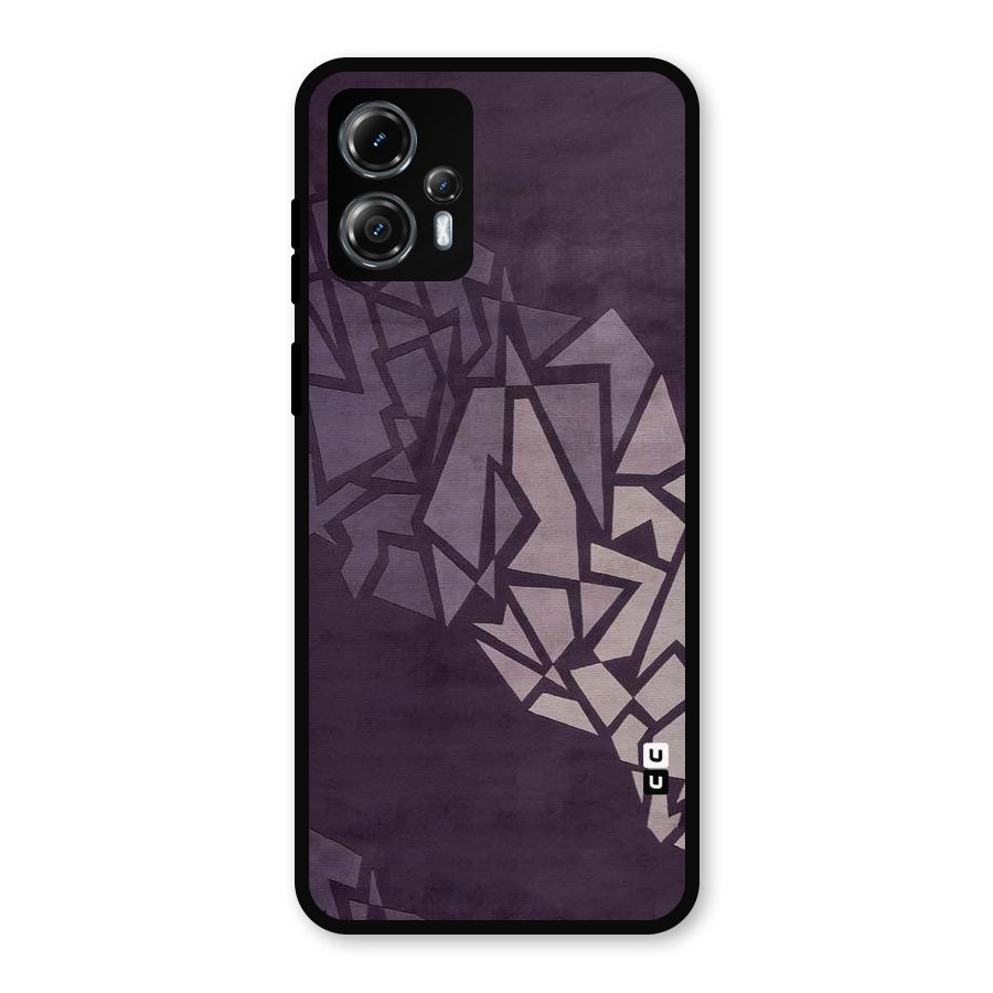 Fine Abstract Metal Back Case for Moto G13