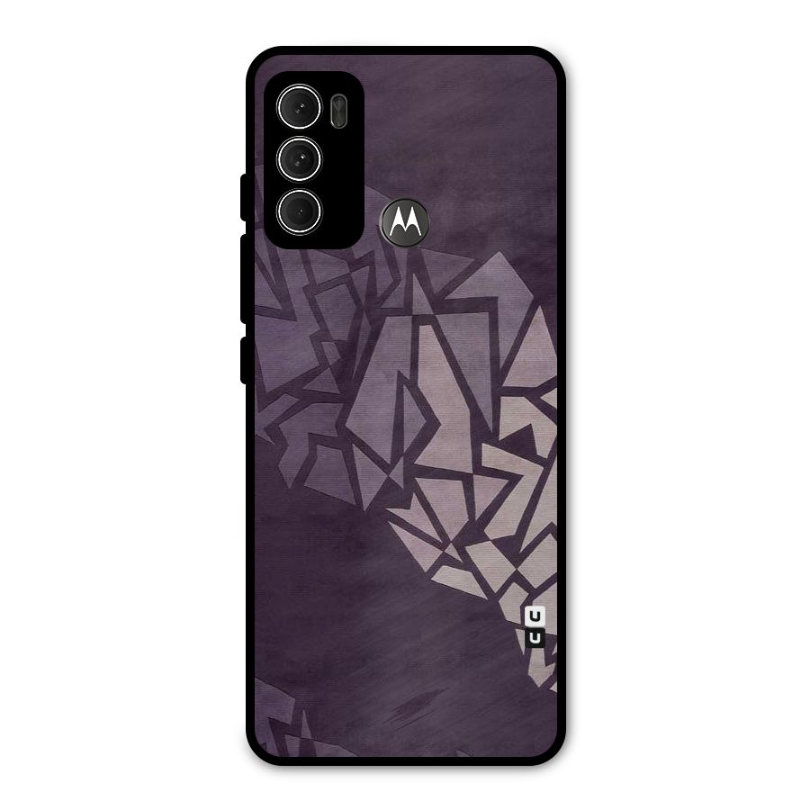 Fine Abstract Metal Back Case for Moto G60
