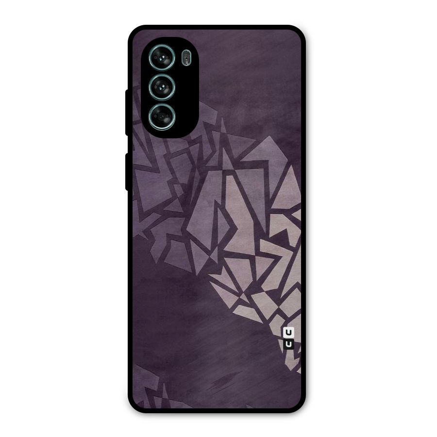 Fine Abstract Metal Back Case for Moto G62