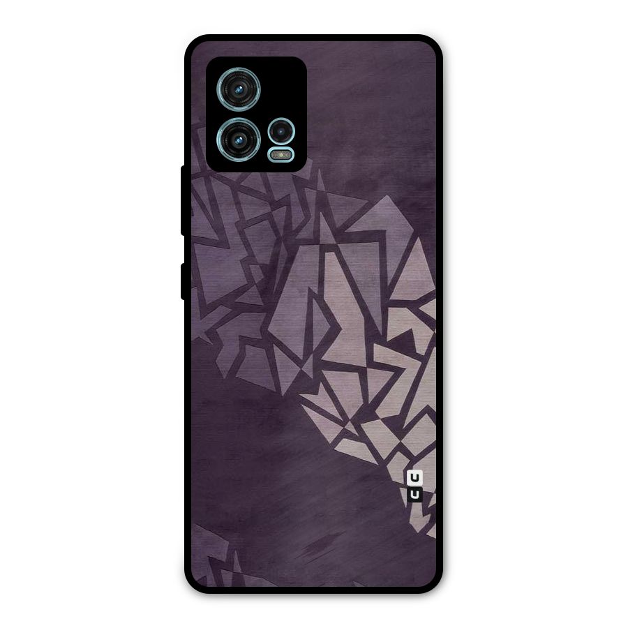 Fine Abstract Metal Back Case for Moto G72