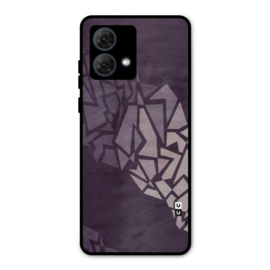 Fine Abstract Metal Back Case for Moto G84