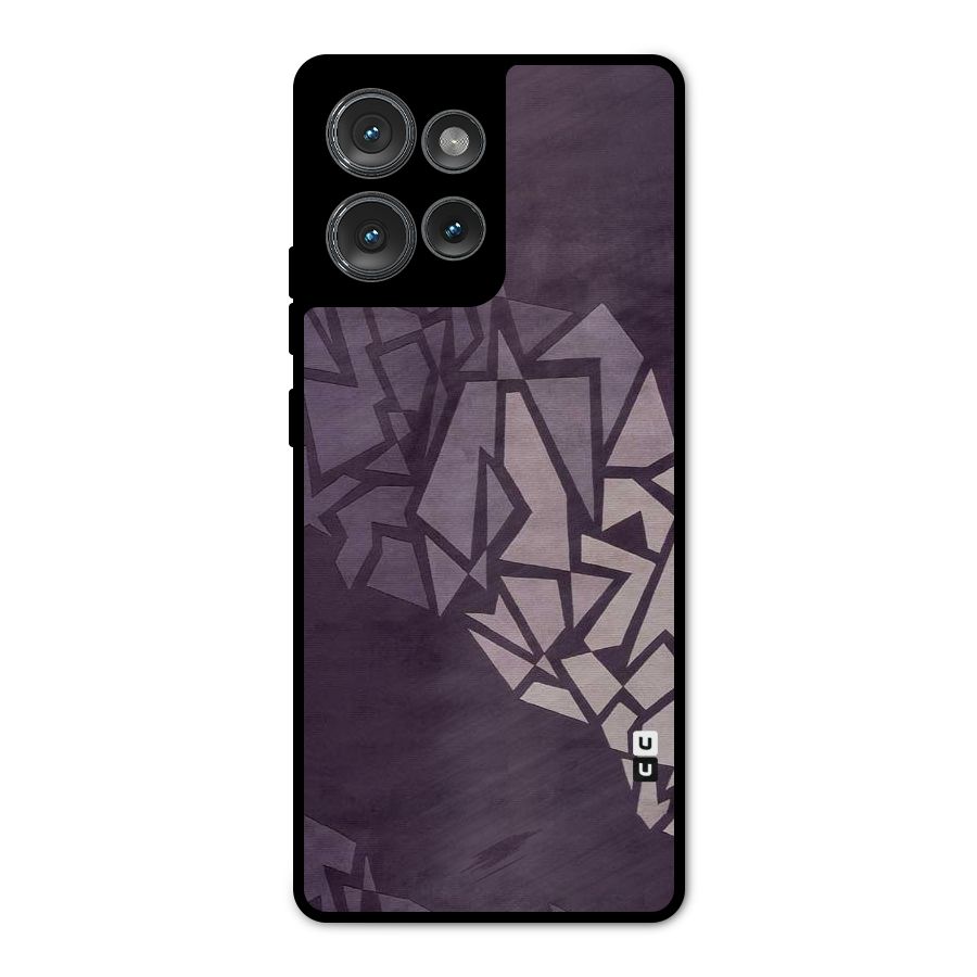 Fine Abstract Metal Back Case for Motorola Edge 50