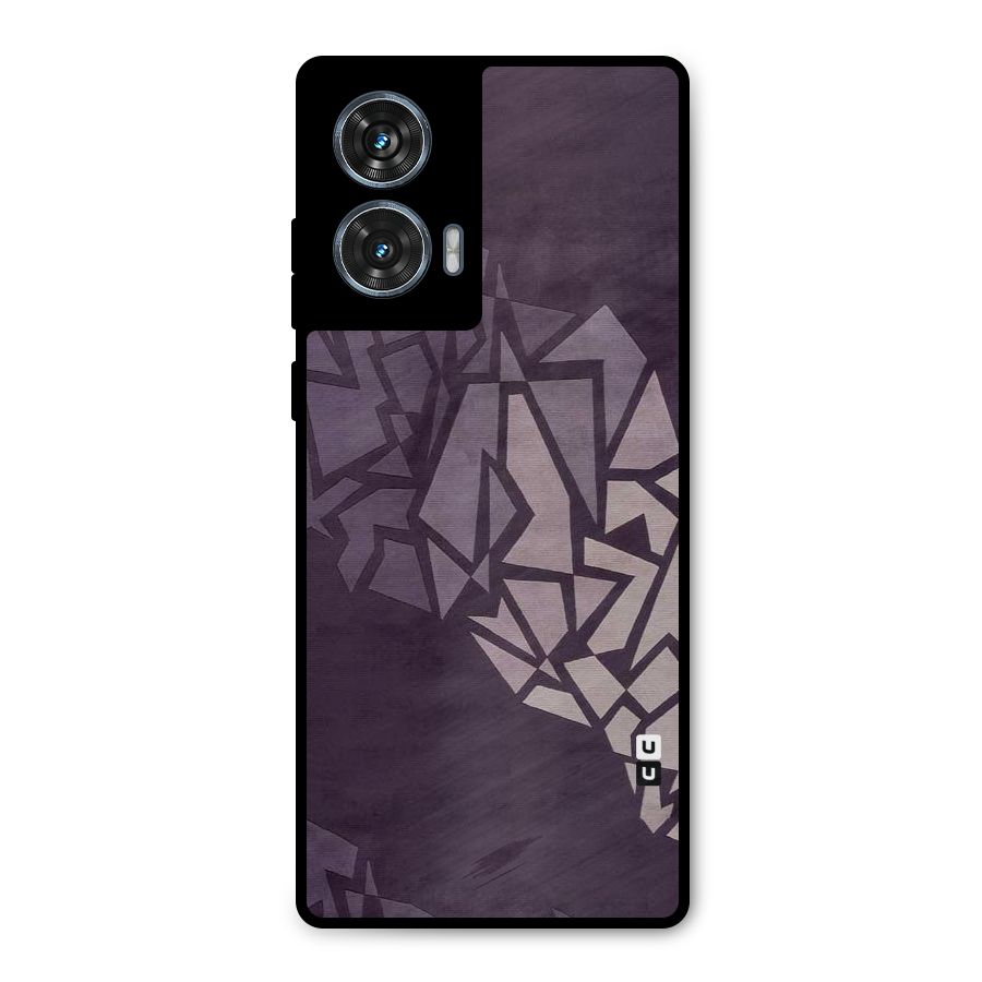 Fine Abstract Metal Back Case for Motorola Edge 50 Fusion