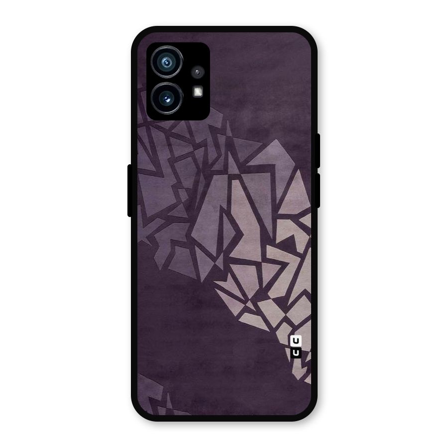Fine Abstract Metal Back Case for Nothing Phone 1