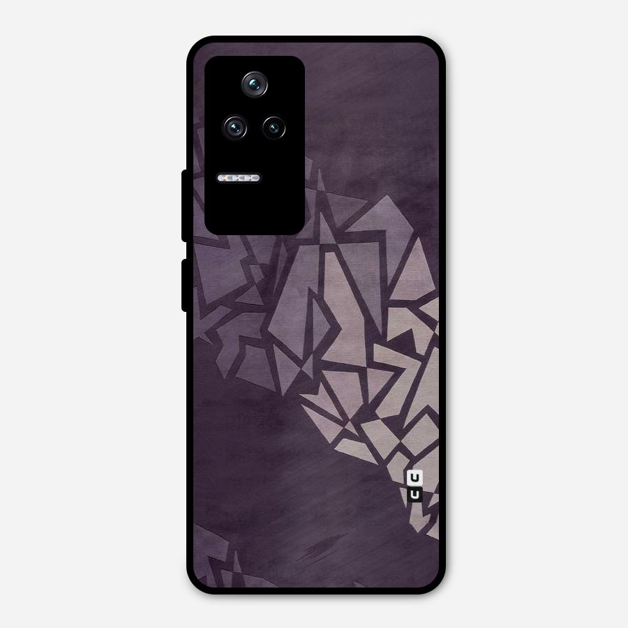 Fine Abstract Metal Back Case for Poco F4 5G
