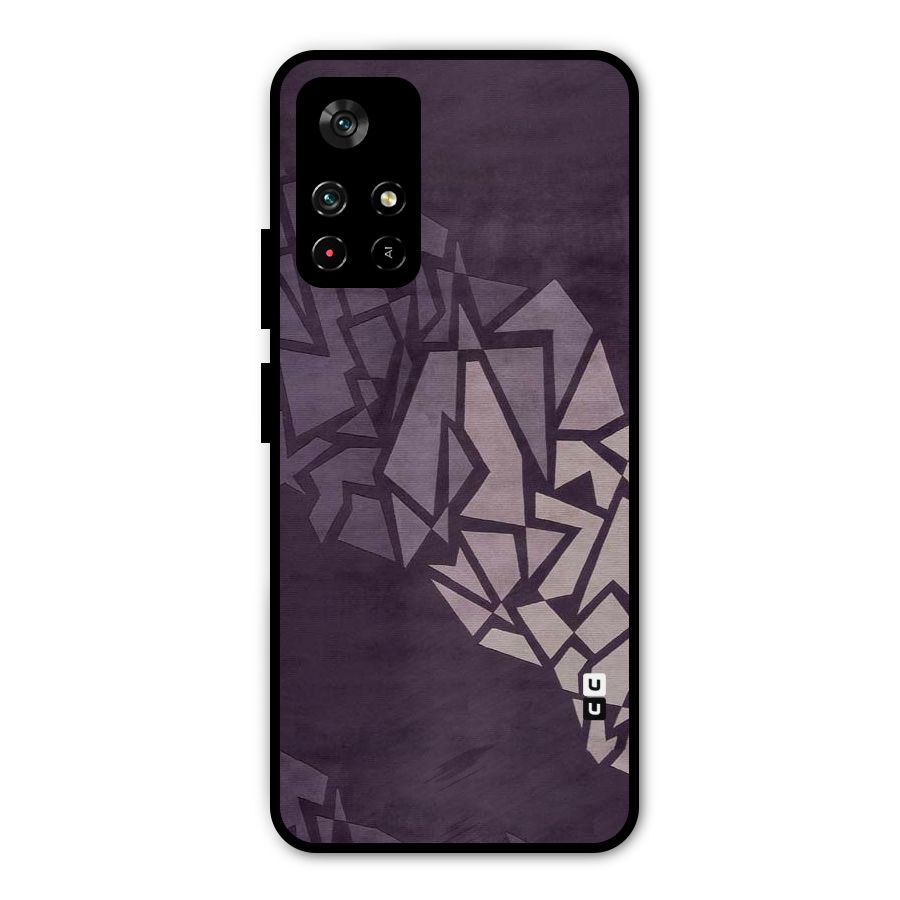 Fine Abstract Metal Back Case for Poco M4 Pro 5G