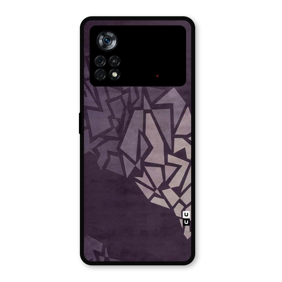 Fine Abstract Metal Back Case for Poco X4 Pro 5G