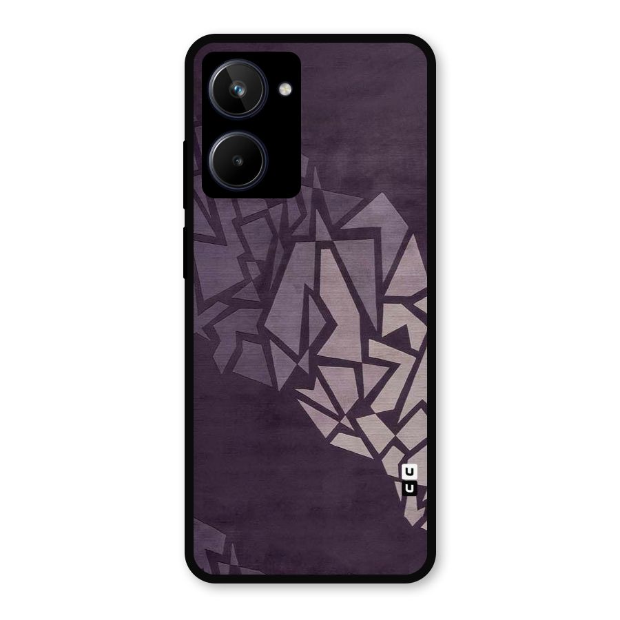Fine Abstract Metal Back Case for Realme 10