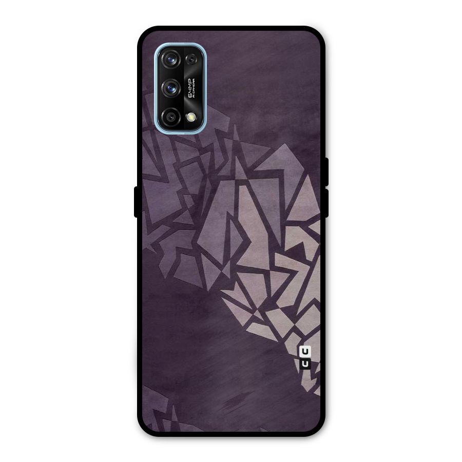 Fine Abstract Metal Back Case for Realme 7 Pro
