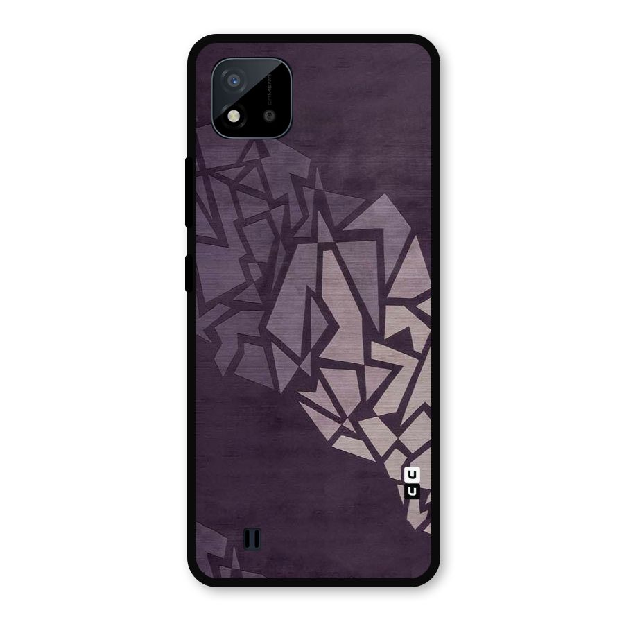 Fine Abstract Metal Back Case for Realme C11 2021