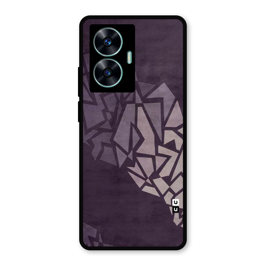 Fine Abstract Metal Back Case for Realme C55