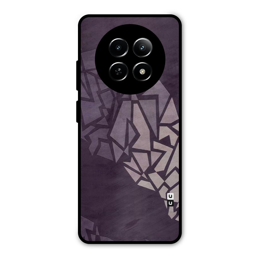 Fine Abstract Metal Back Case for Realme Narzo 70x 5G