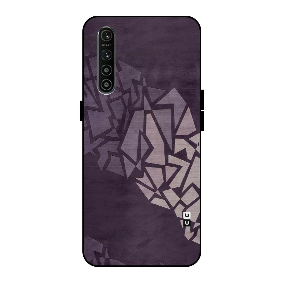 Fine Abstract Metal Back Case for Realme XT