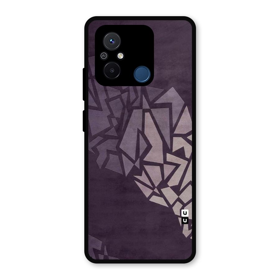 Fine Abstract Metal Back Case for Redmi 12C